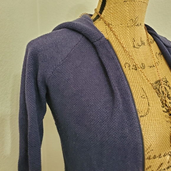 LILLY PULITZER zip hoodie bluish purple sz.XS - Picture 2 of 6